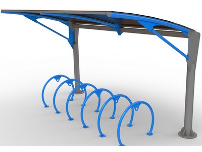 Велопарковка Сицилия с навесом