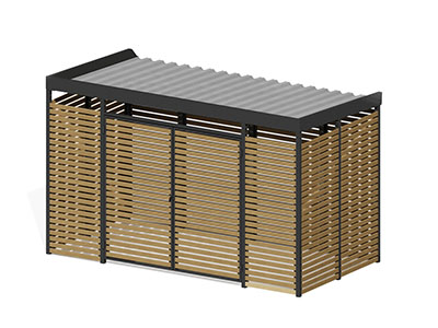 Контейнерная площадка Усиленное укрытие