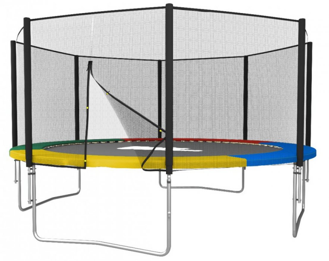 Батут UNIX line Simple 10 ft Color (outside) (Распродажа) - вид 2