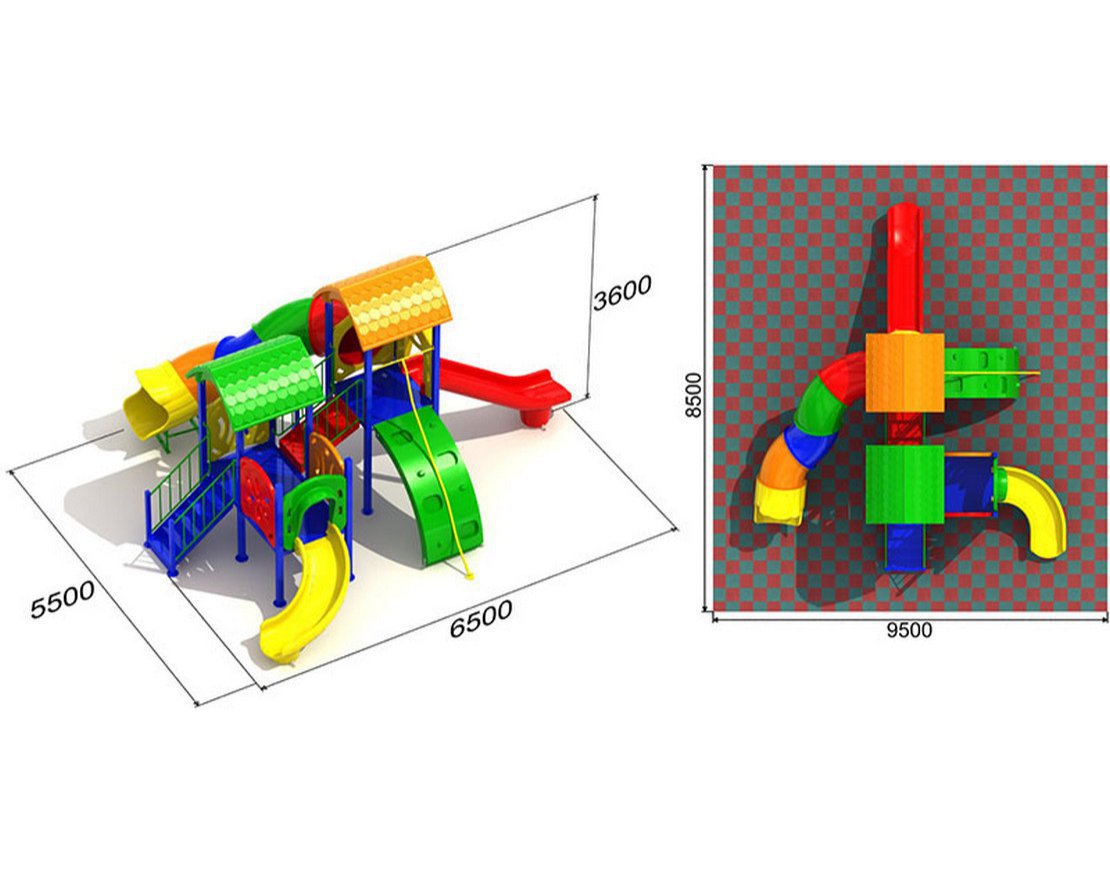 Детская игровая площадка Маугли 4.1 - вид 2