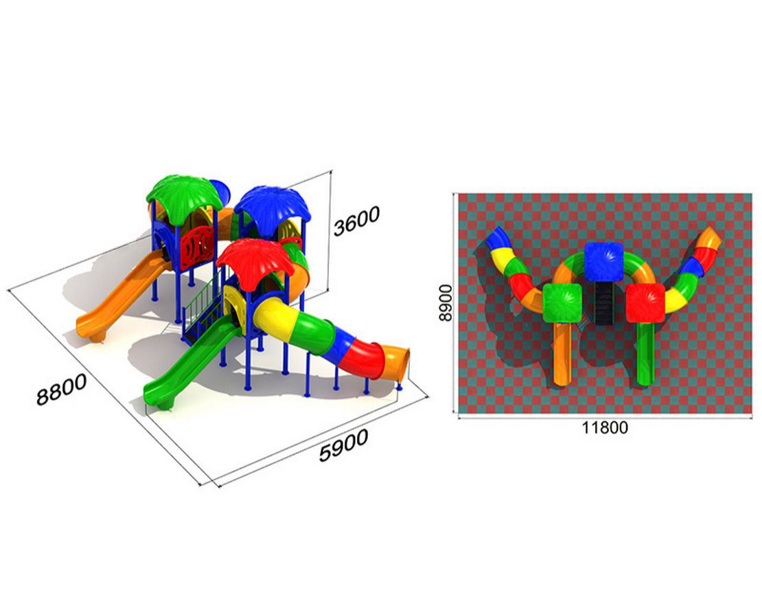Детская игровая площадка Улитка 1.2 - вид 2