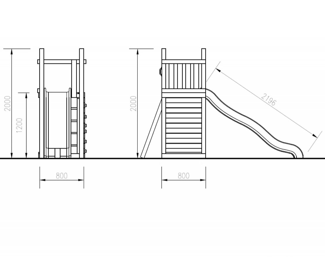 Детская игровая площадка Гарда 6 (всесезонная) - вид 2