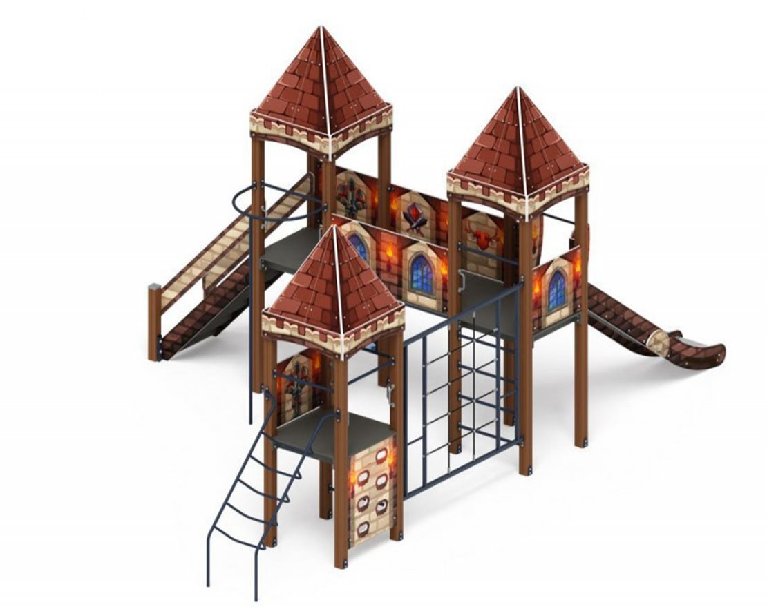 Детская игровая площадка Рыцари круглого стола-6 - вид 3