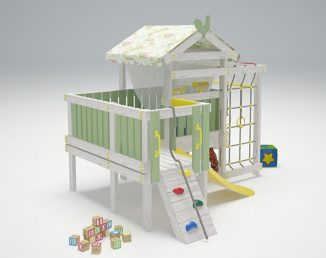 Детский игровой комплекс Весёлый уголок 7 - вид 2