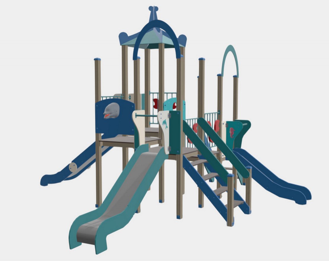 Детский игровой комплекс TORUDA Море 3D 07010 - вид 2