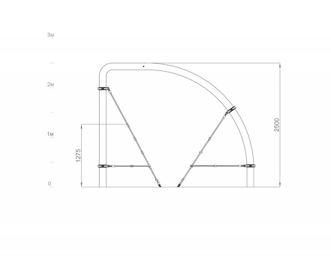 ДЕТСКОЕ ИГРОВОЕ ОБОРУДОВАНИЕ ARCH «AR-01.04» - вид 3