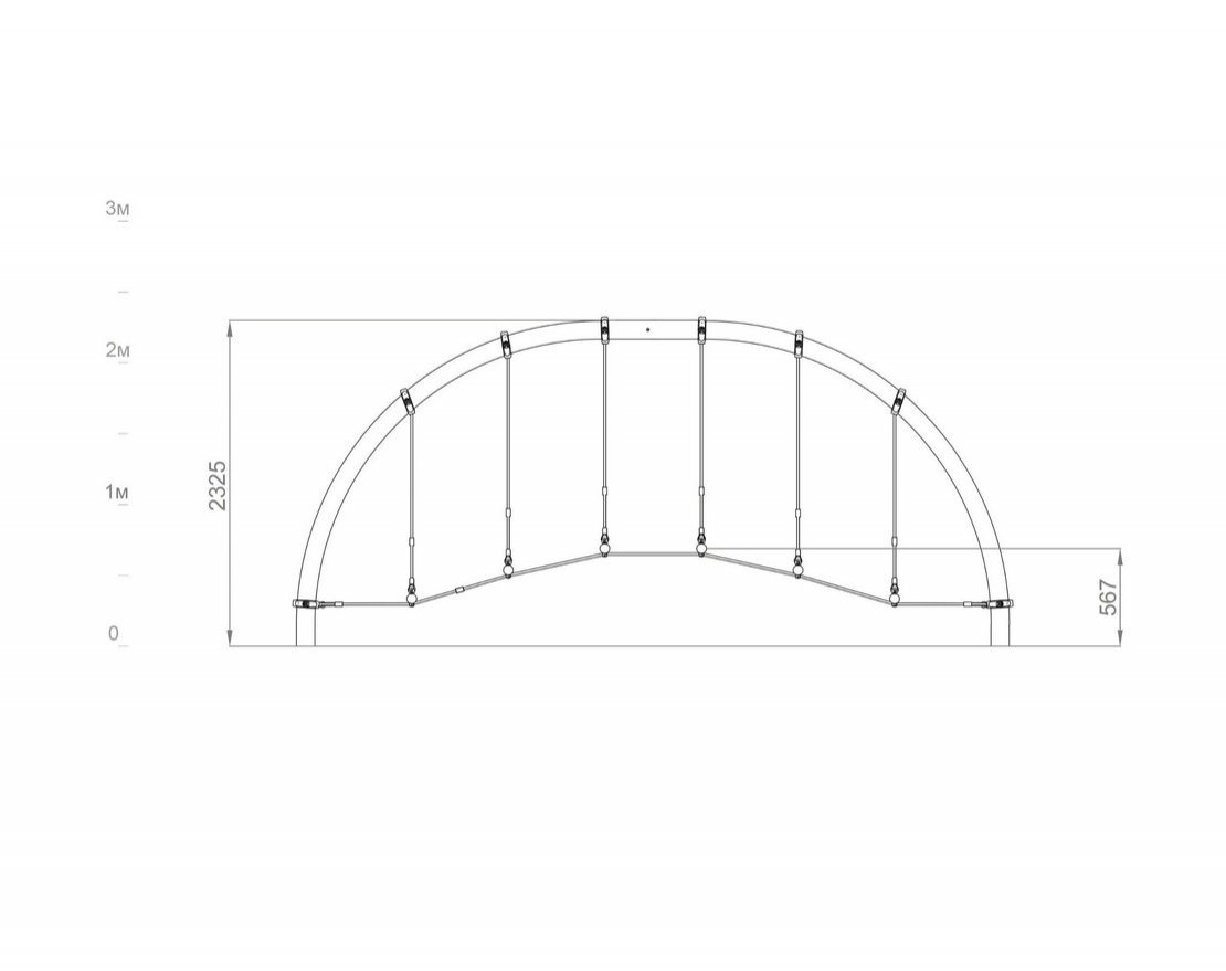 ДЕТСКОЕ ИГРОВОЕ ОБОРУДОВАНИЕ ARCH «AR-02.02» - вид 3