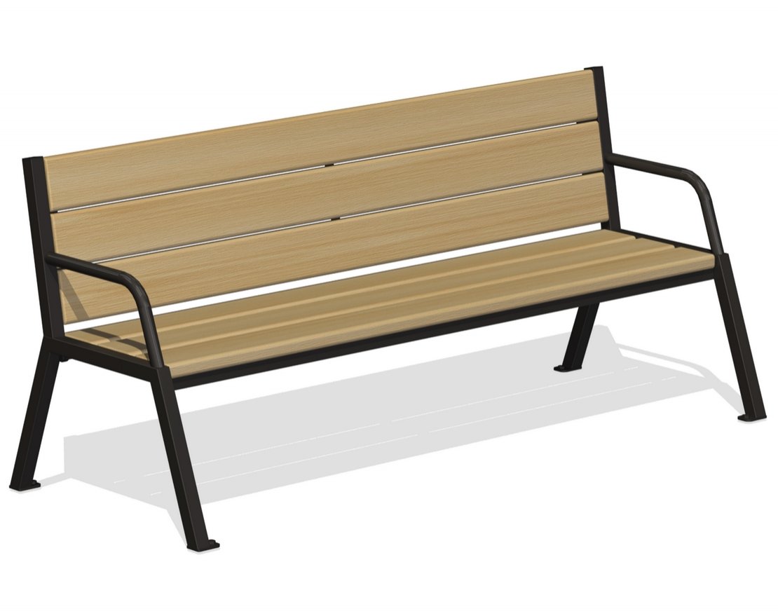 Диван парковый Раскидистый изгиб - вид 4