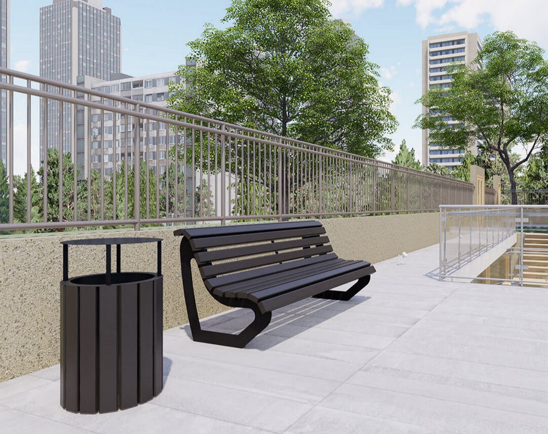 Диван парковый Силуэт Лайт - вид 3