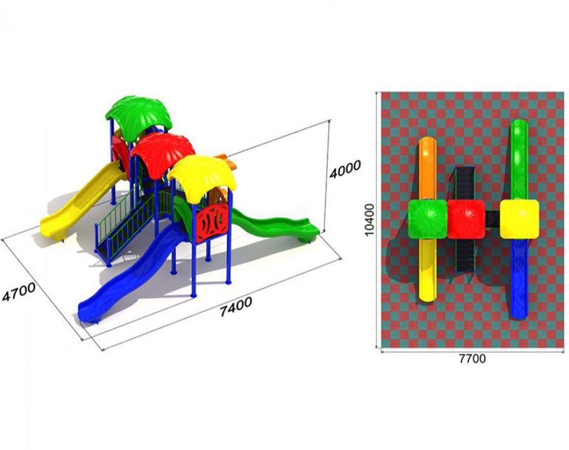 Игровая площадка Холмы 3.2 - вид 2