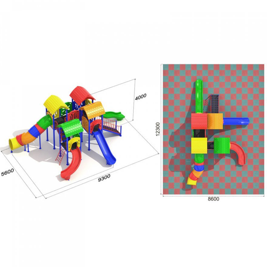 Игровая площадка Зоопарк 3.1 - вид 3