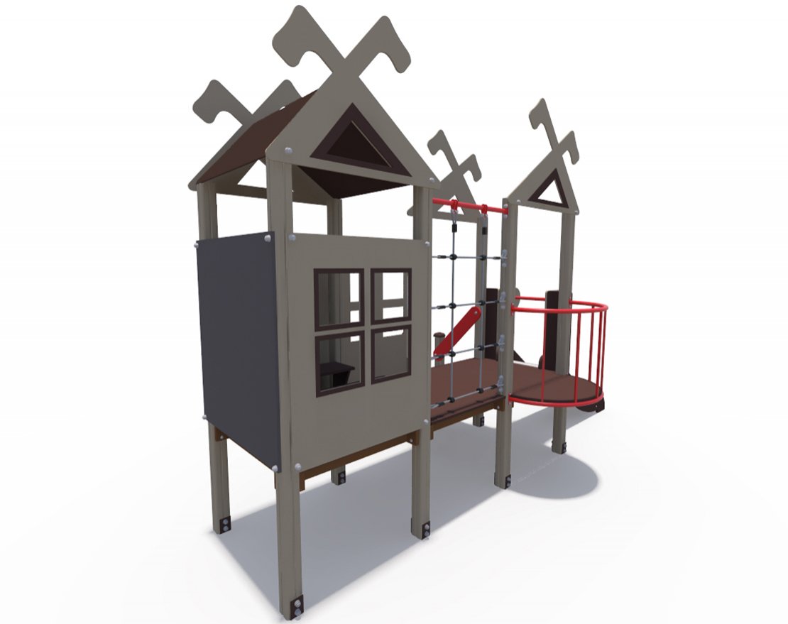 Игровой комплекс Лесная долина Н-750 ДИО 06080 - вид 2