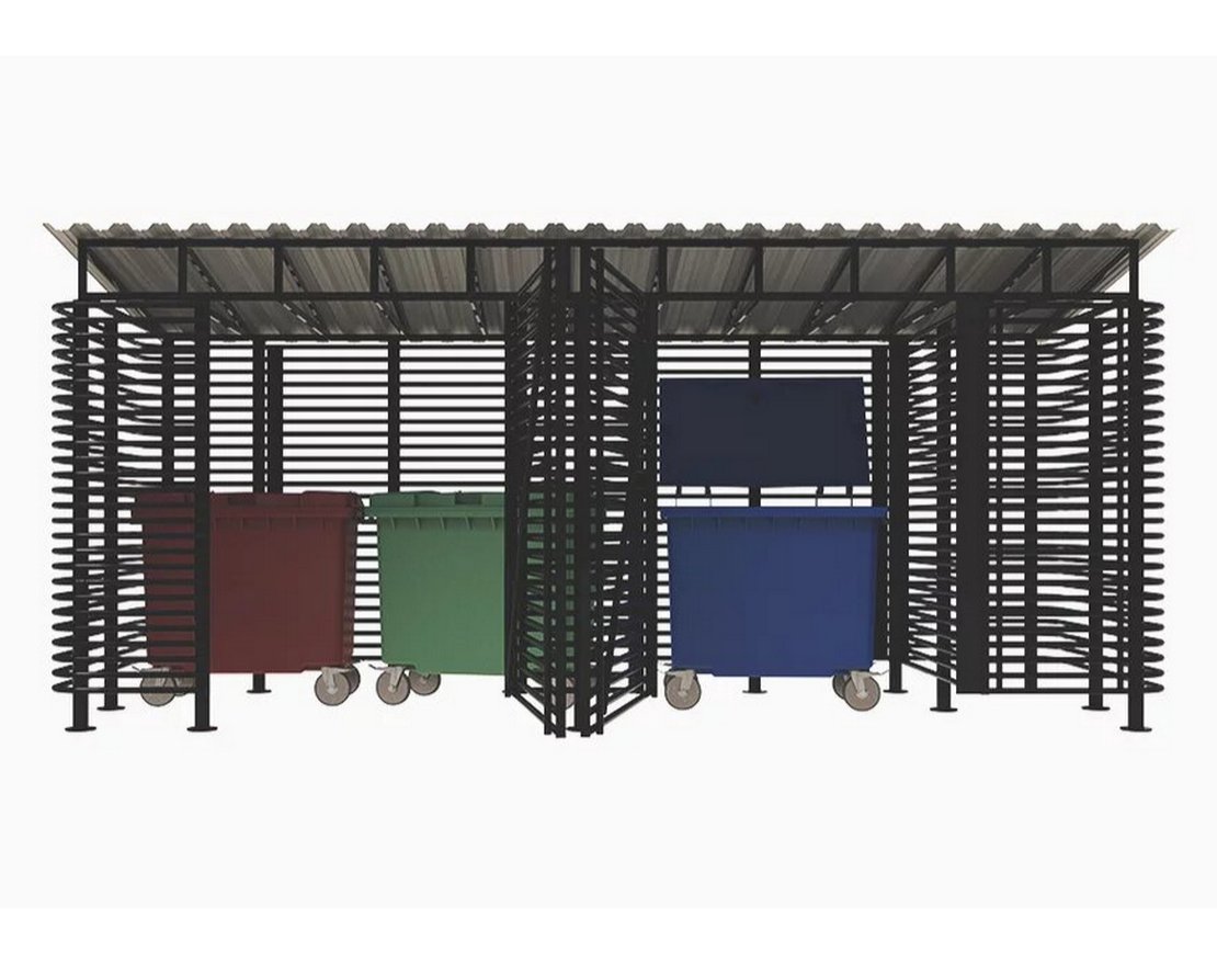 Контейнерная площадка для ТБО Долио 2 (6 м) - вид 2