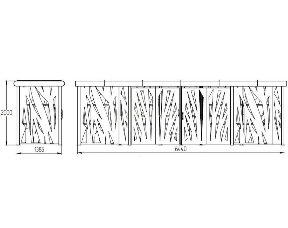 Контейнерная площадка Фолио 1 - вид 2