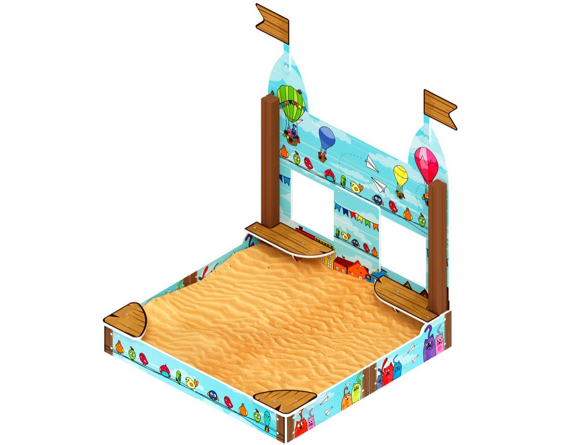 Песочница Пустынная крепость-2 - вид 4