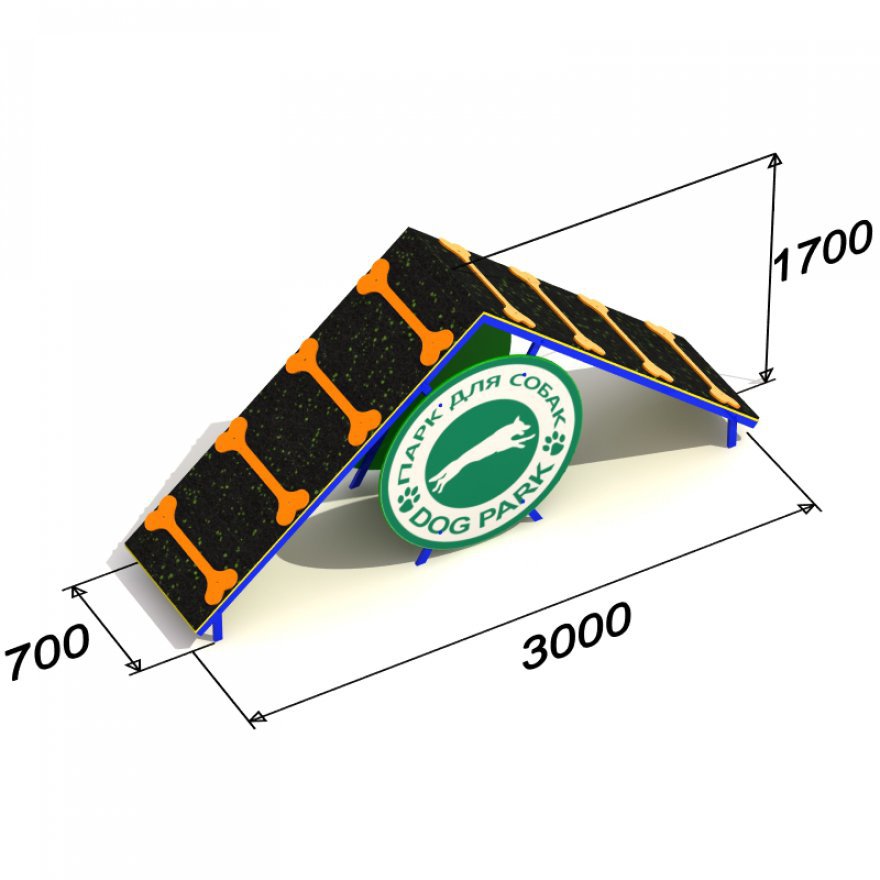 Элемент для выгула собак Горка 1 - вид 4