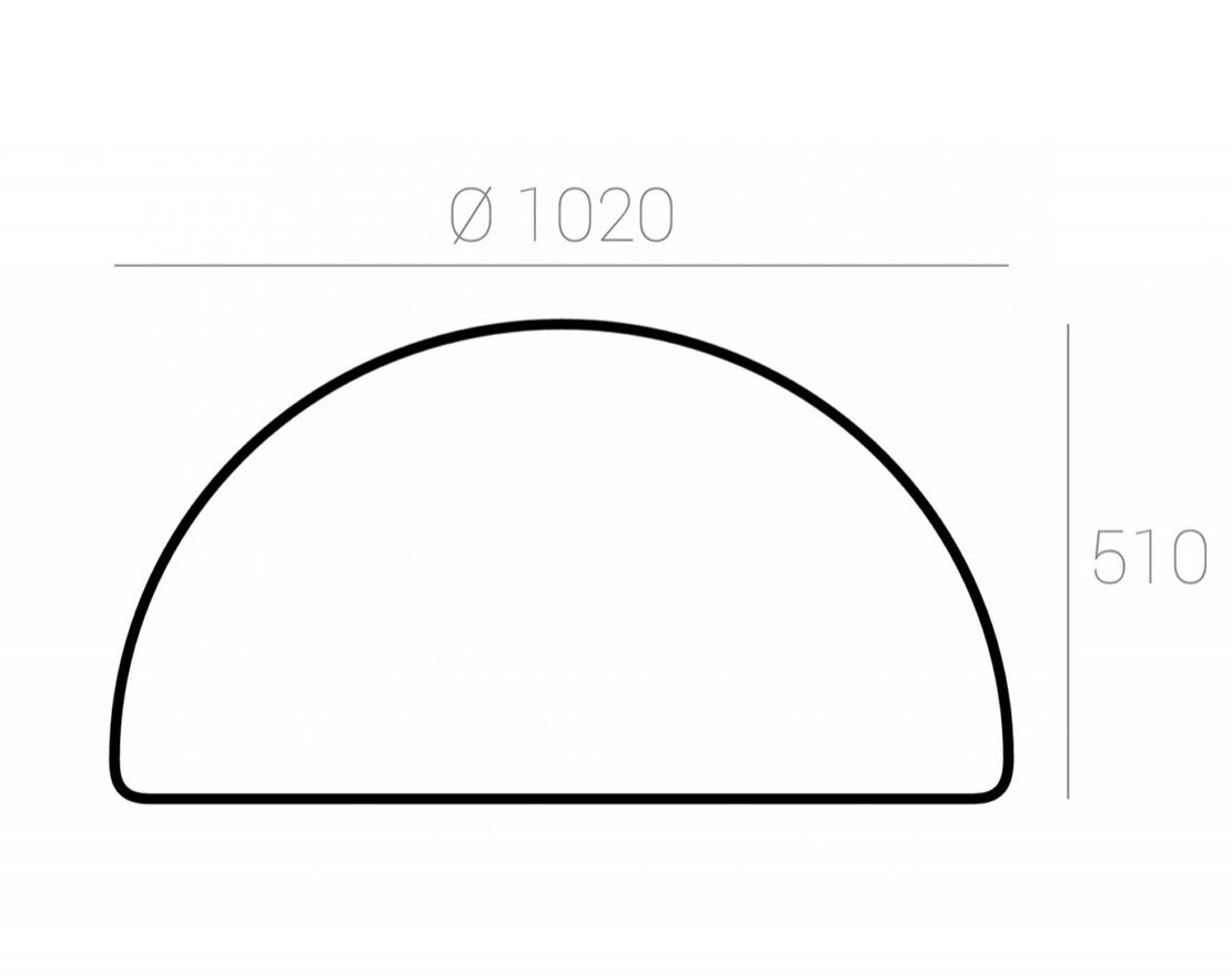 Полусфера Como 300-1000 мм с подсветкой - вид 4