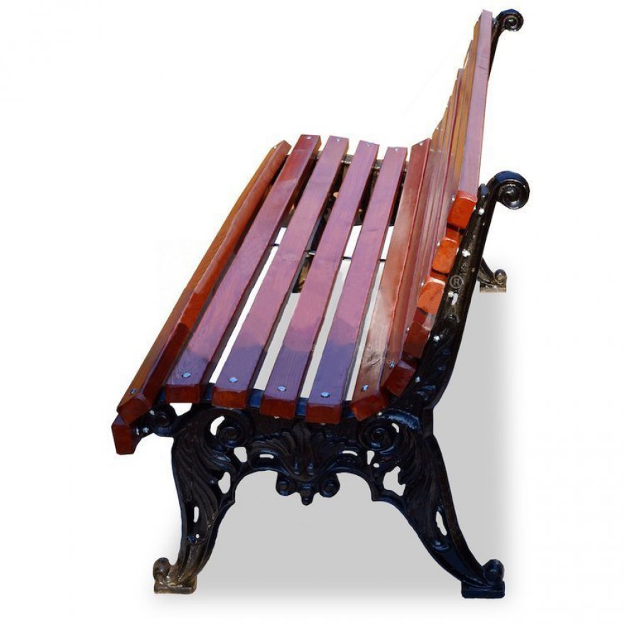 Скамейка чугунная Лирика 0.6 м - вид 3