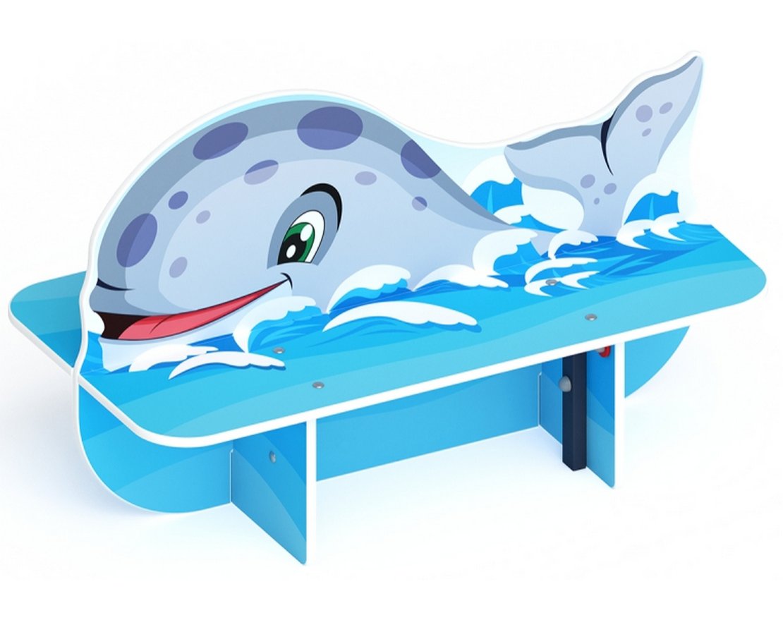 Скамейка детская Песня китов - вид 2