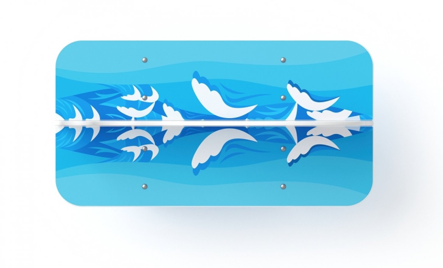 Скамейка детская Песня китов - вид 3