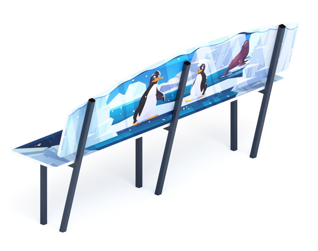 Скамейка детская Антарктида - вид 4
