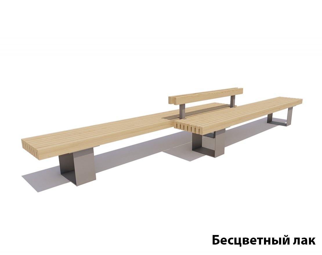 Скамейка Ростов Дабл Лиственница - вид 4