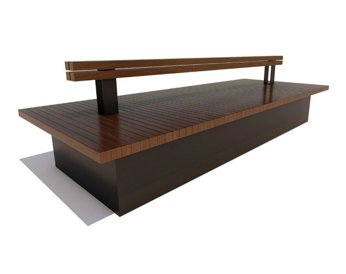 Скамейка Тюмень - вид 5