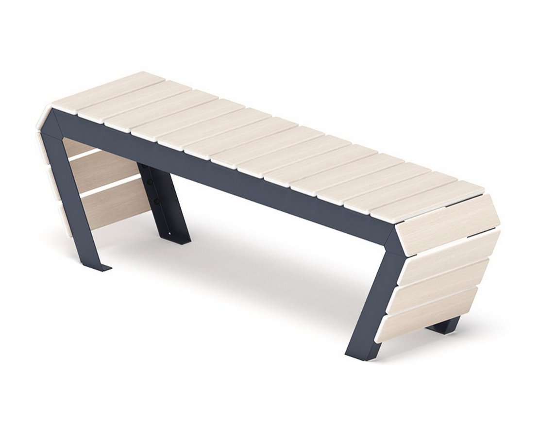 Скамья Элементарно-9 (беленый дуб) - вид 3