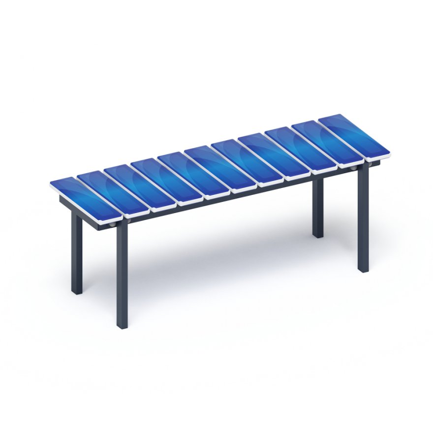 Скамья Гармония синего-1 - вид 4