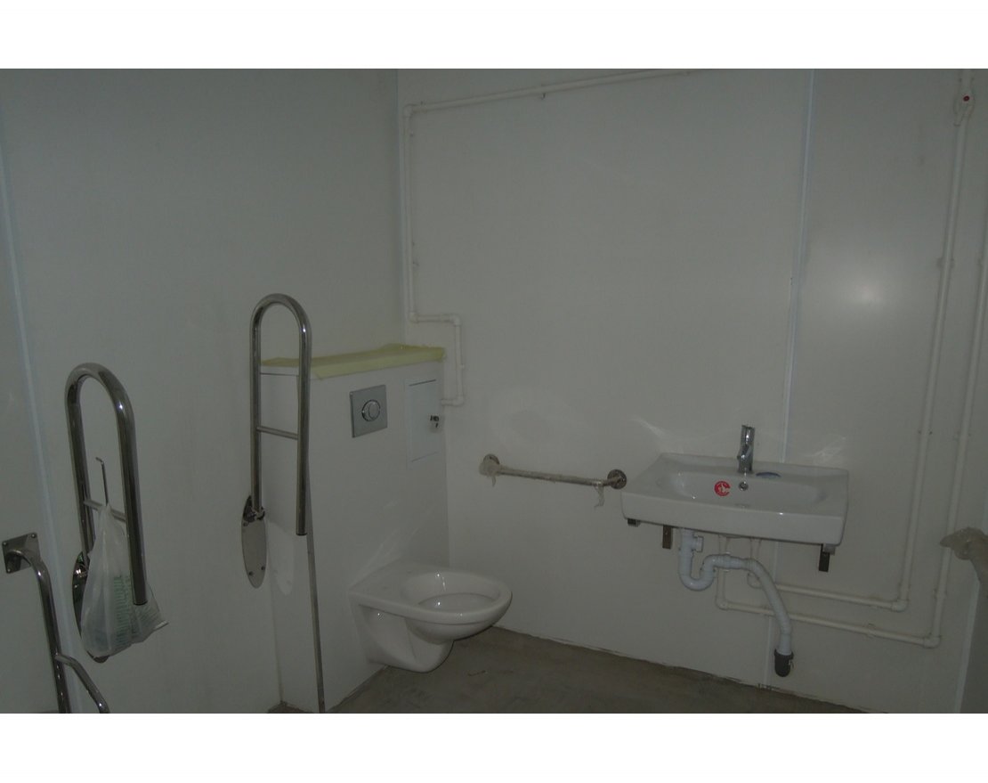 Стандартный сетевой модульный туалет М+Ж+МГН 1244 - вид 2