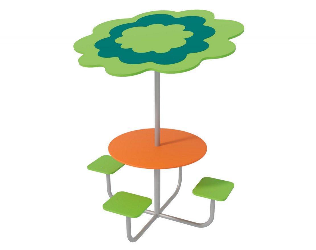 Стол с навесом В тени деревьев - вид 3