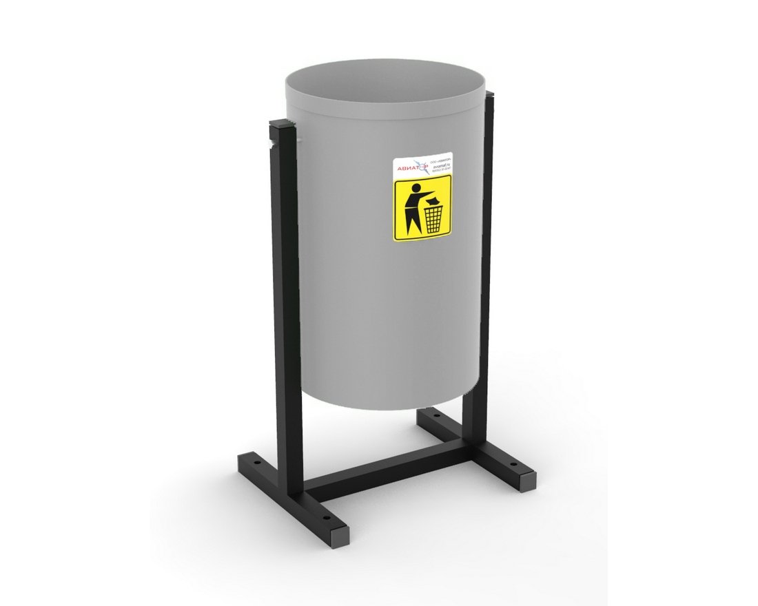 Урна круглая поворотная Чистота 1 - вид 2