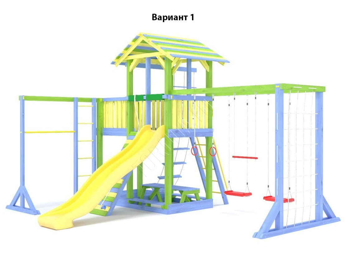 Детский игровой комплекс Яркие краски 1