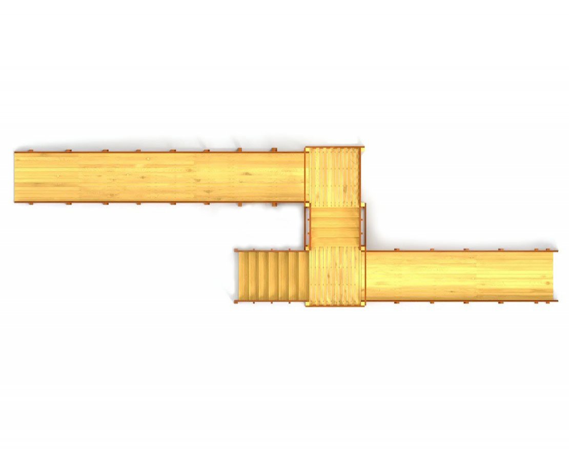 Зимняя горка TORUDA Север - 7/1 (скат 7,7 м и 5 м) - вид 5