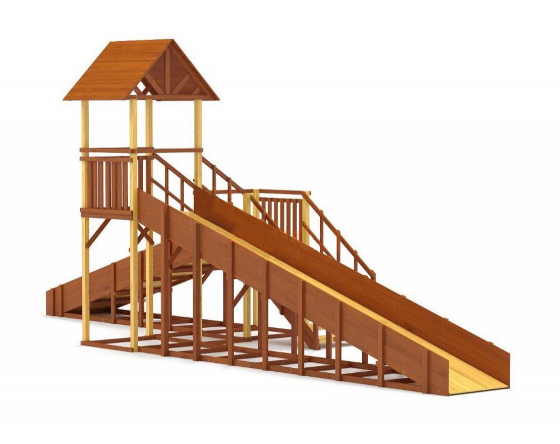 Зимняя горка TORUDA Север - 7/3 (скат 7,7 м и 5 м) - вид 4