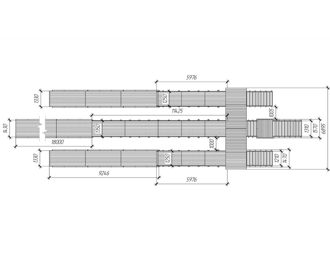 Зимняя горка TORUDA Север-11/1 (3 ската) - вид 3